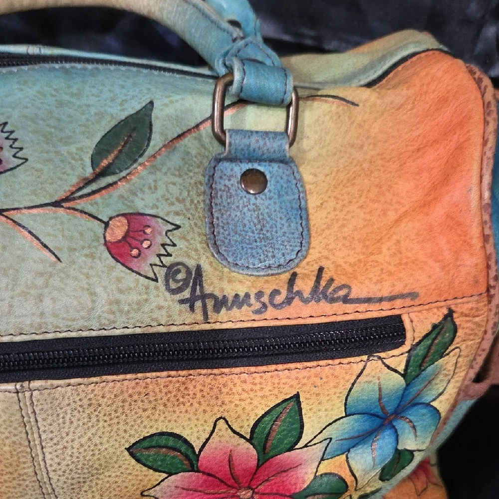 Anna by Anuschka Women's Leather Large Purse , Jaipur Paisley Spring
